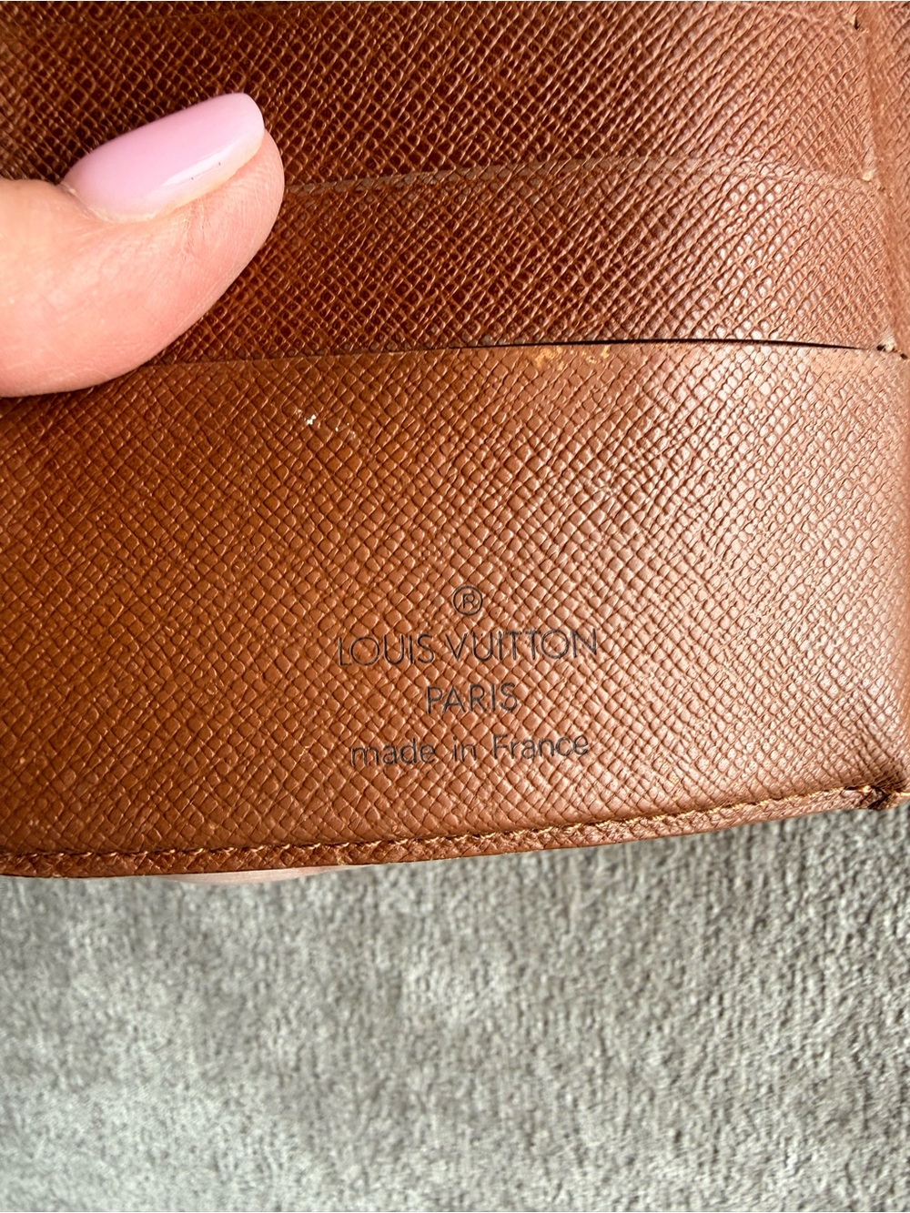 Louis Vuitton Monogram Canvas Brown Passport Wallet Authentic - Picture 12 of 14